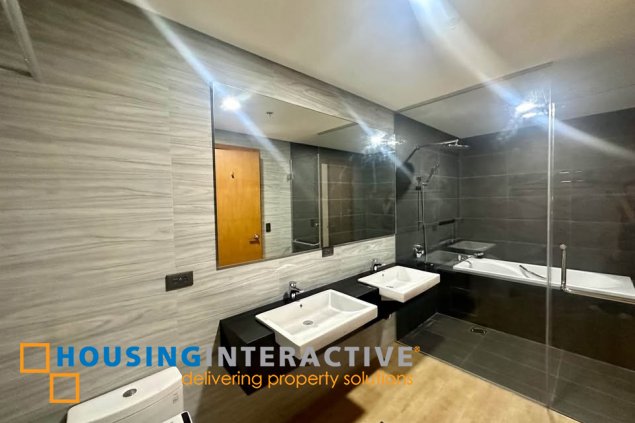 bare 3br unit with parking for sale in the seasons residences