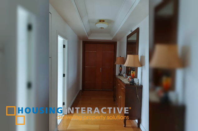 furnished 3br unit with parking for lease in pacific plaza towers