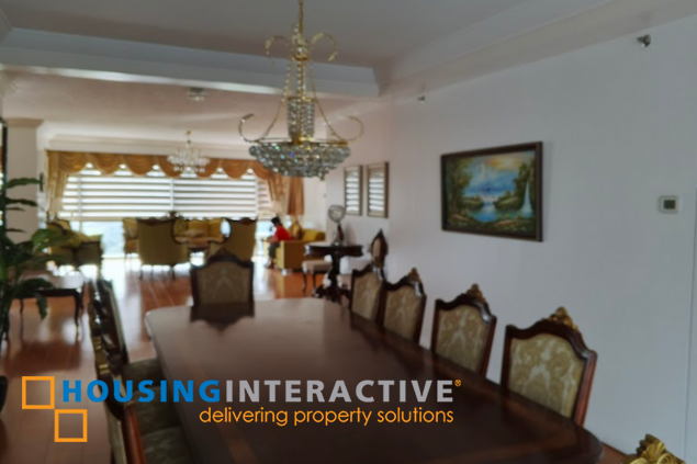 furnished 3br unit with parking for lease in pacific plaza towers