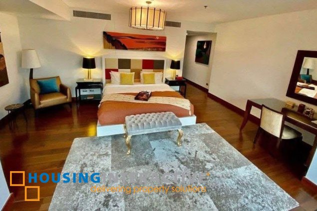 fully furnished 3br unit with parking for sale/lease in two roxas triangle