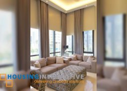 elegant 2 bedroom unit for lease/rent in arya residences