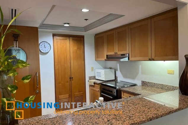 fully furnished 1br unit for rent in amorsolo square