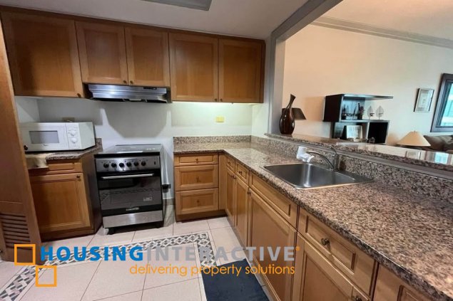 fully furnished 1br unit for rent in amorsolo square