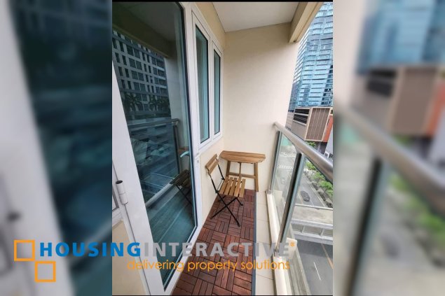 fully furnished 1br unit with balcony for rent in madison park west