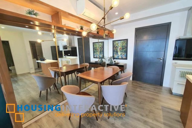 fully furnished 1br unit with parking for lease in acqua private residences