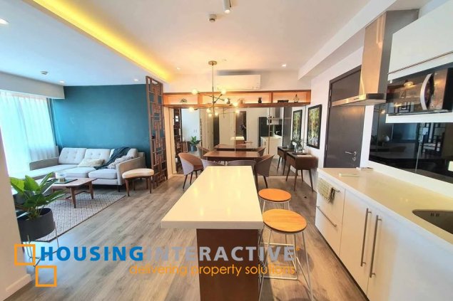 fully furnished 1br unit with parking for lease in acqua private residences