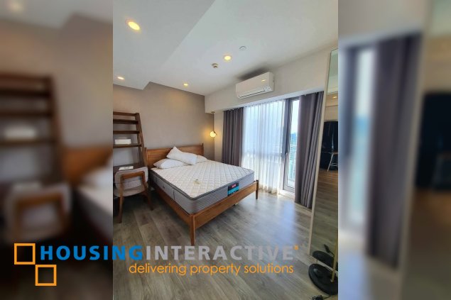 fully furnished 1br unit with parking for lease in acqua private residences