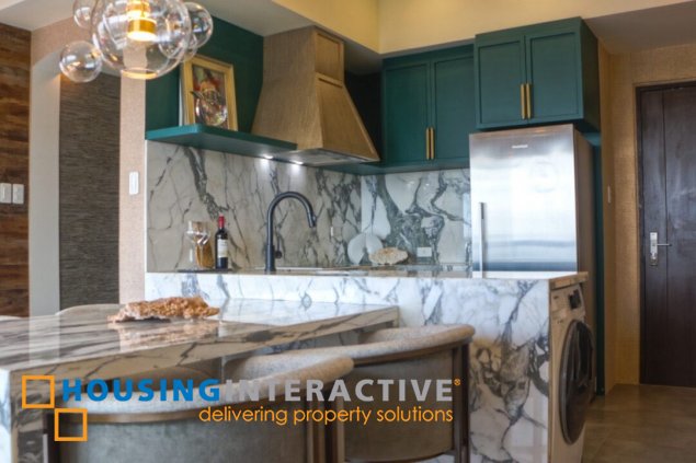 fully furnished 1br unit with parking for lease in shang salcedo place
