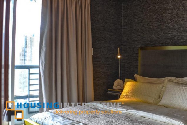 fully furnished 1br unit with parking for lease in shang salcedo place