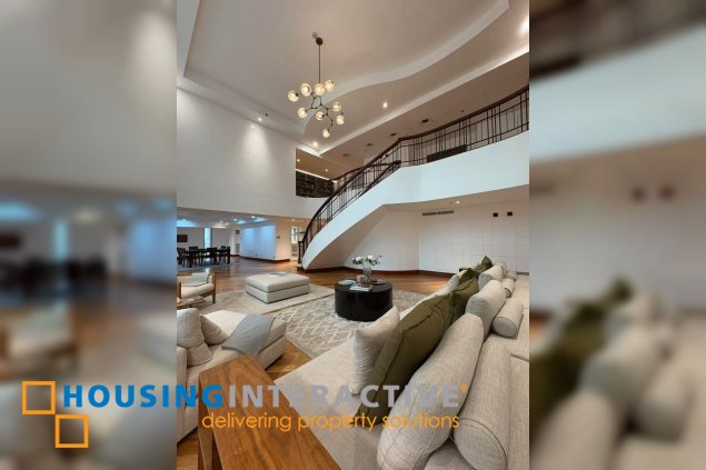 semi-furnished 4br unit with parking for lease/sale in forbes tower