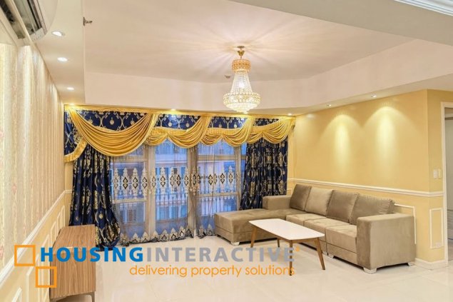 fully furnished 2br unit with balcony for lease/sale in the venice luxury residences