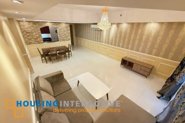 fully furnished 2br unit with balcony for lease/sale in the venice luxury residences