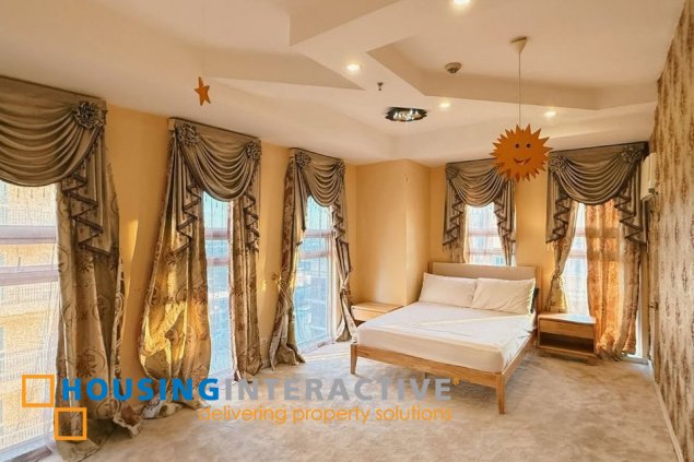fully furnished 2br unit with balcony for lease/sale in the venice luxury residences