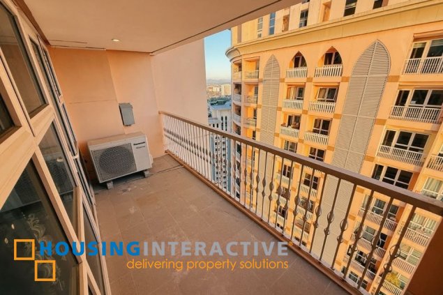 fully furnished 2br unit with balcony for lease/sale in the venice luxury residences