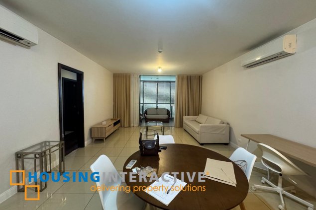 semi-furnished 3br unit with parking for rent in arbor lanes