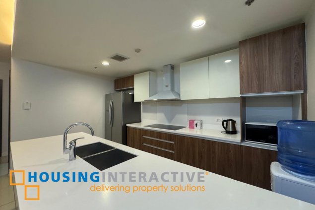 semi-furnished 3br unit with parking for rent in arbor lanes