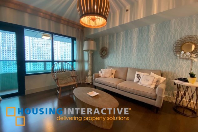 fully furnished 2br unit with parking for lease in edades tower