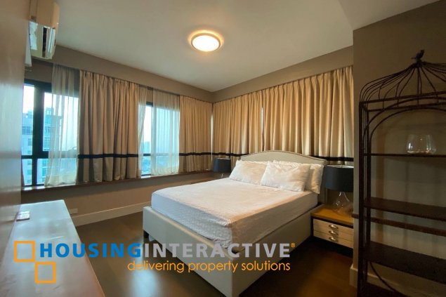 fully furnished 2br unit with parking for lease in edades tower