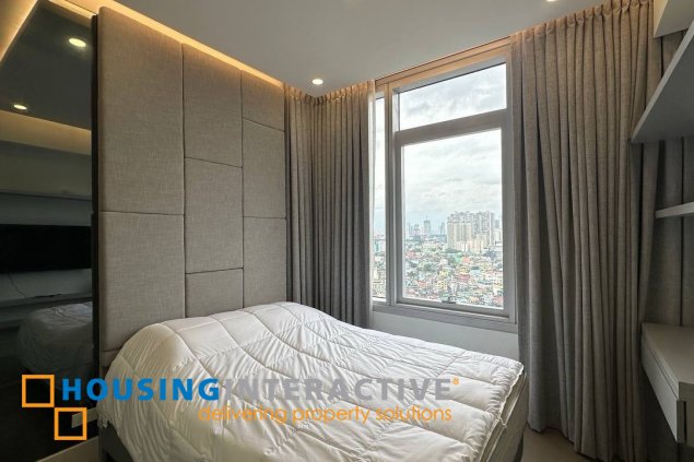 fully furnished 2br unit with parking for lease in proscenium at rockwell