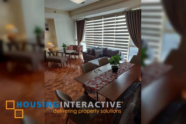 fully furnished 2br unit with parking for lease in regency at salcedo