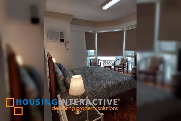 fully furnished 2br unit with parking for lease in regency at salcedo