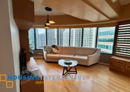 fully furnished 2br unit with parking for lease in one rockwell