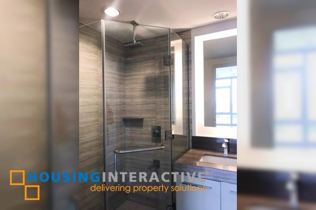 semi-furnished 2br unit with parking for sale in preoscenium at rockwell
