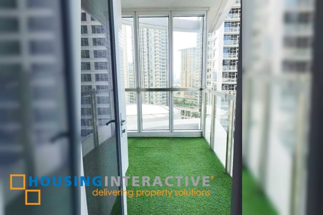semi-furnished 2br unit with parking for sale in preoscenium at rockwell