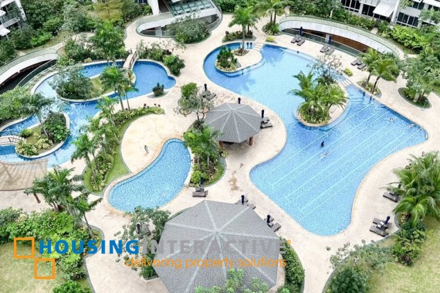 semi-furnished 2br unit with parking for sale in preoscenium at rockwell
