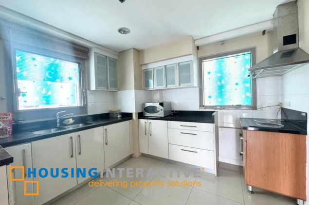 semi-furnished 3br unit with parking for sale in the residences at greenbelt