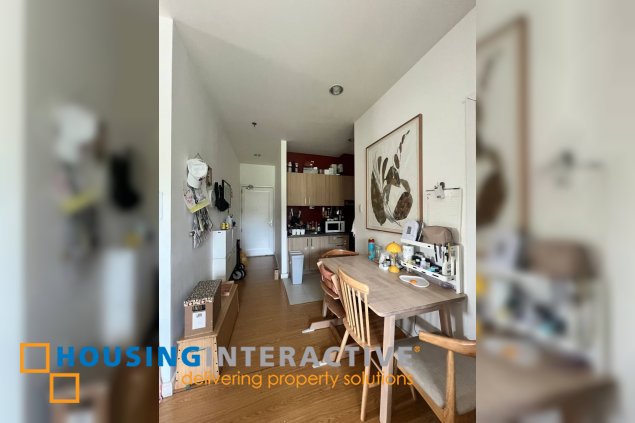 semi-furnished 2br unit with parking for sale in the grove by rockwell