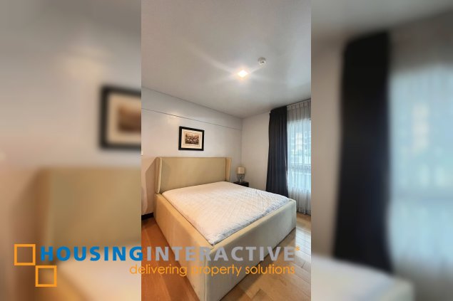 fully furnished 1br unit with parking for sale in one serendra