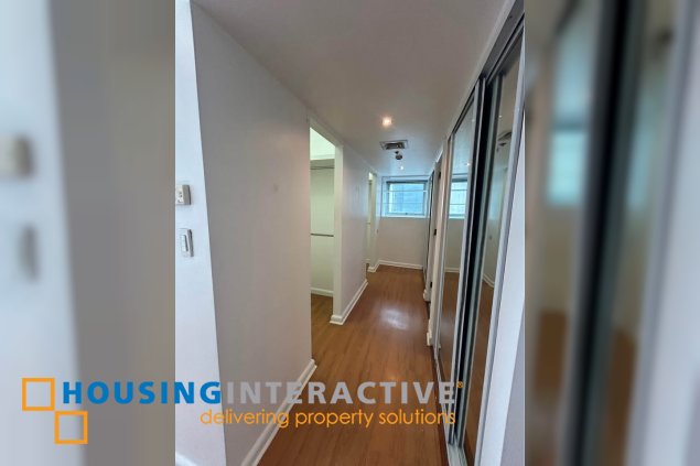 bare 3br unit with parking for lease in pacific plaza towers