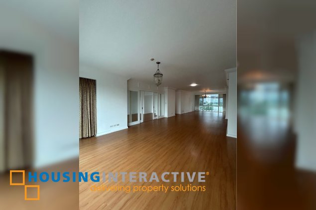 bare 3br unit with parking for lease in pacific plaza towers