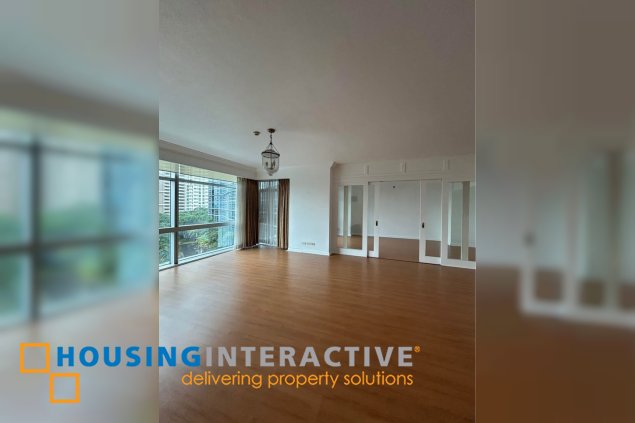 bare 3br unit with parking for lease in pacific plaza towers