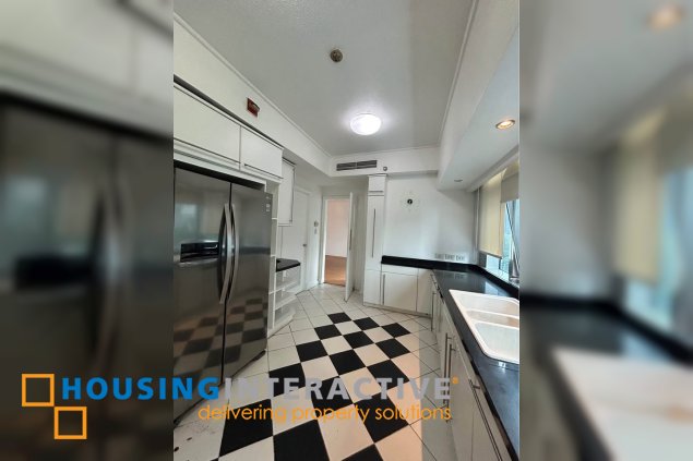 bare 3br unit with parking for lease in pacific plaza towers