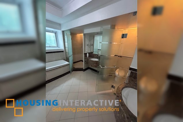 bare 3br unit with parking for lease in pacific plaza towers