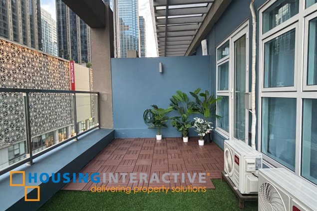 modern 2br condo for lease at park avenue tower, bgc