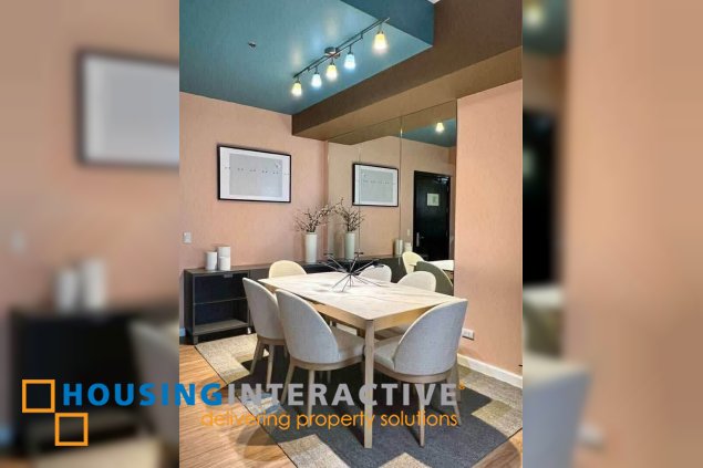 fully furnished 1br unit for lease in park triangle residences