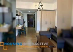 fully furnished studio unit for lease in verve residences