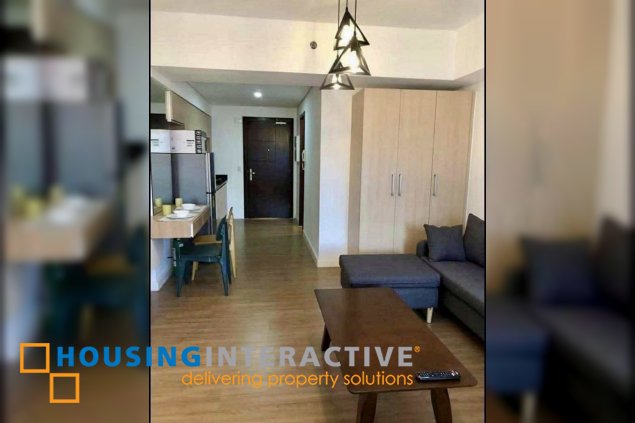 fully furnished studio unit for lease in verve residences