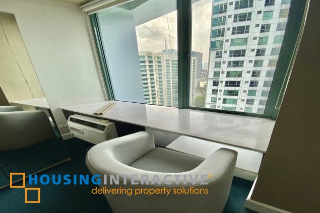 fully furnished studio unit for sale in bellagio 1