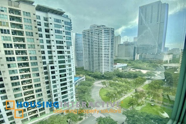 fully furnished studio unit for sale in bellagio 1