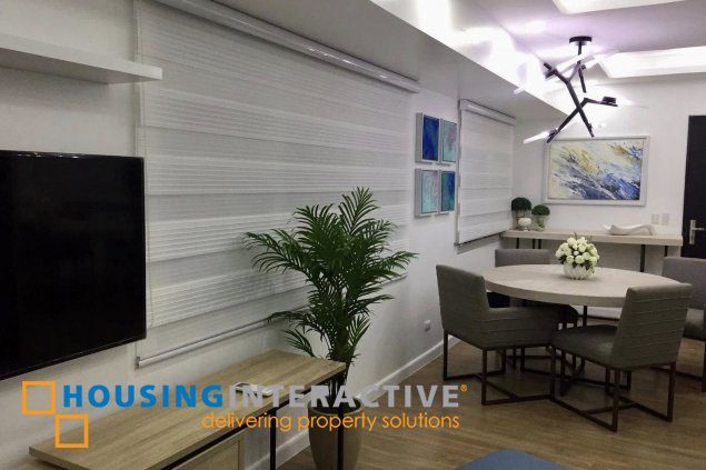 fully furnished 1br unit with balcony for sale in one maridien