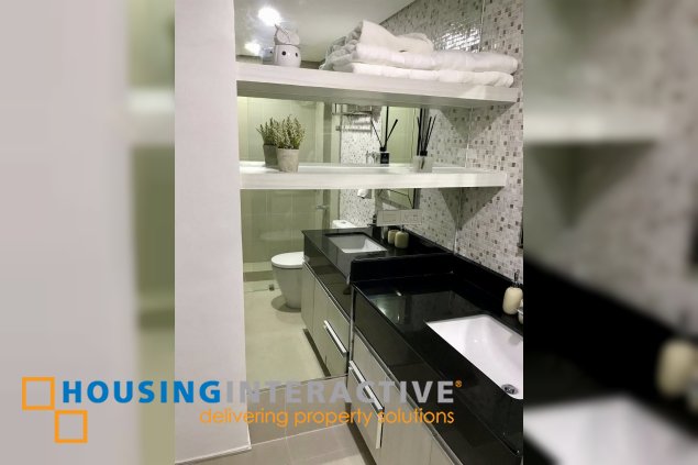 fully furnished 1br unit with balcony for sale in one maridien