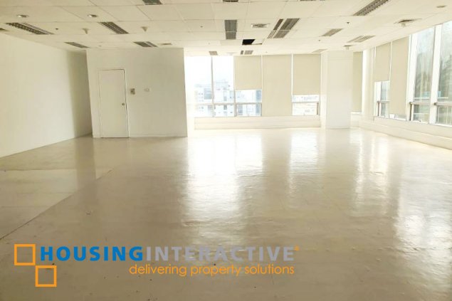 warm shell office space for lease in ortigas