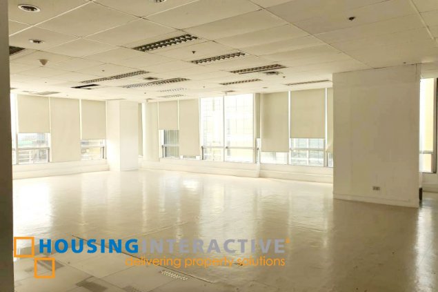 warm shell office space for lease in ortigas