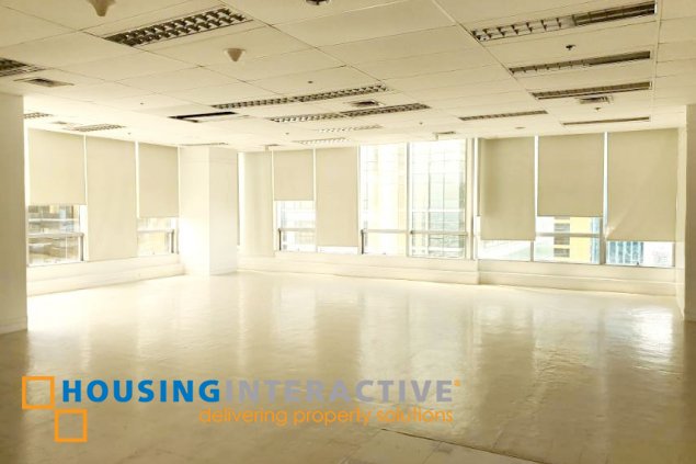warm shell office space for lease in ortigas