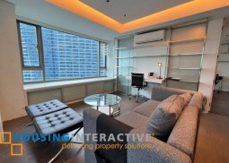 fully furnished 1br unit with parking for sale in alphaland makati place