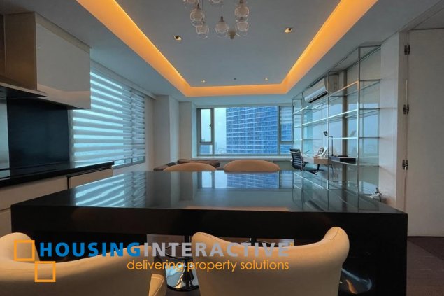 fully furnished 1br unit with parking for sale in alphaland makati place